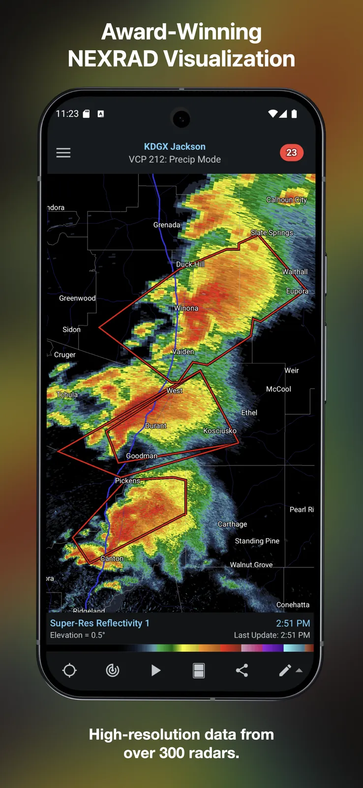 RadarScope screenshot 1