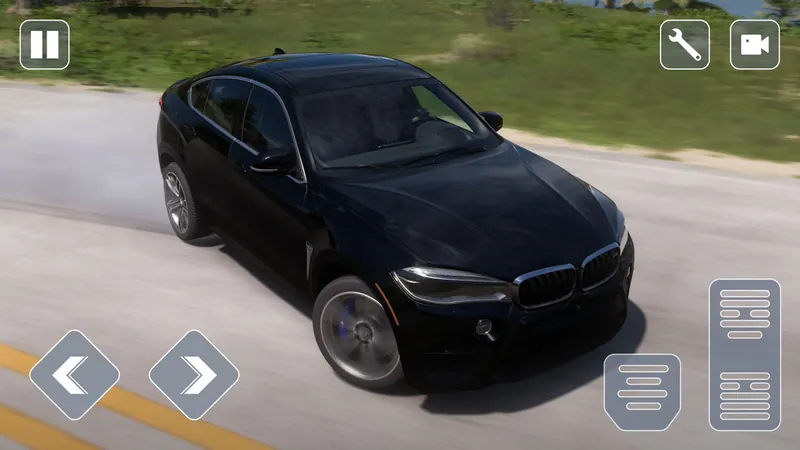 Car Driving Simulator BMW X6 screenshot 2