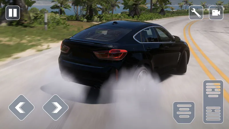 Car Driving Simulator BMW X6 screenshot 4