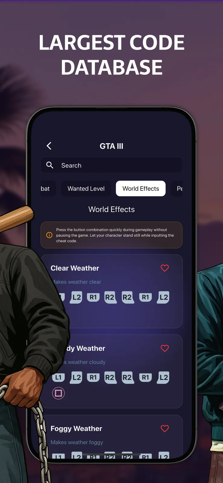 All Cheats for GTA screenshot 2