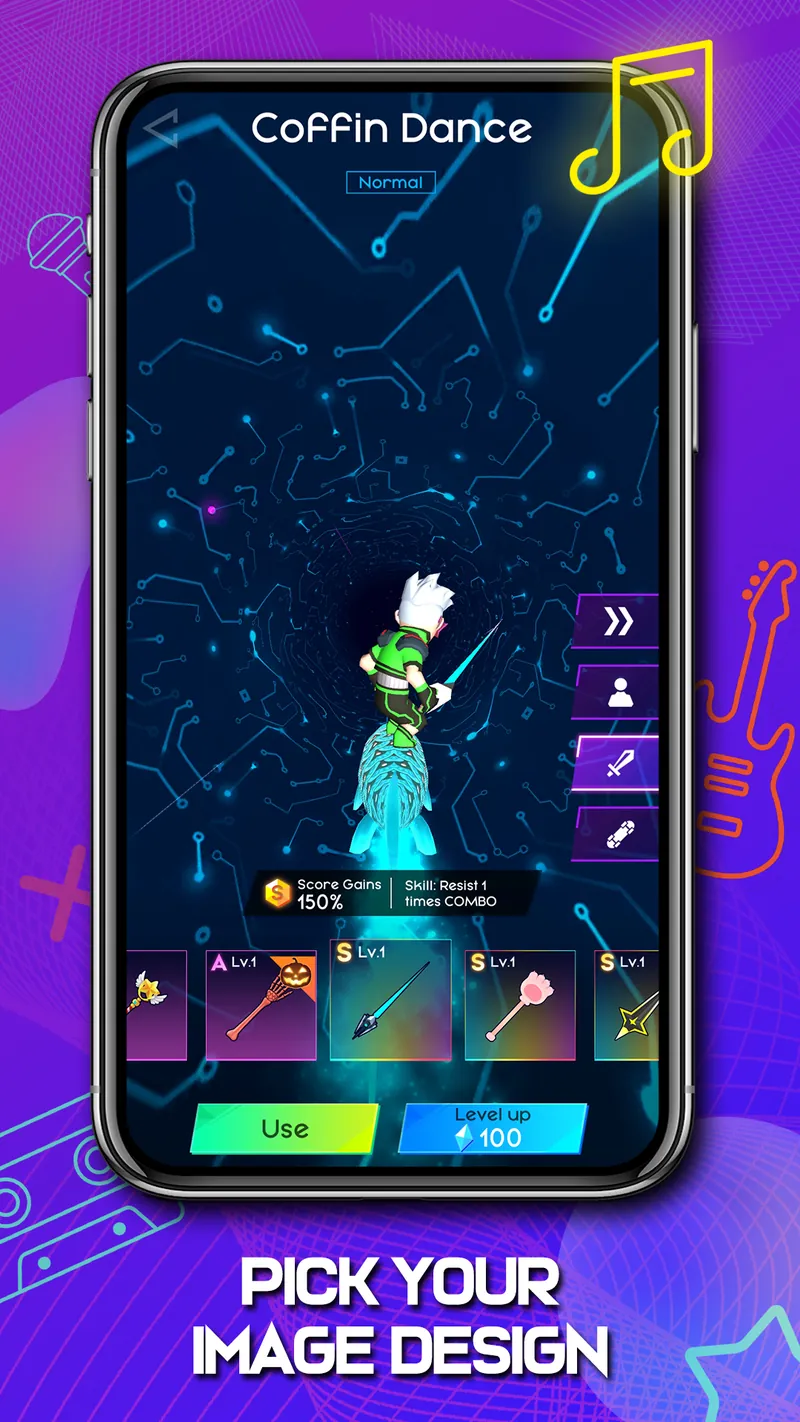 Cyber Surfer : Rhythm Odyssey screenshot 2