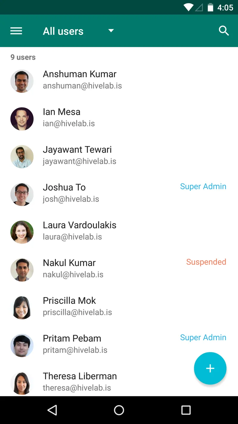 Google Admin screenshot 1