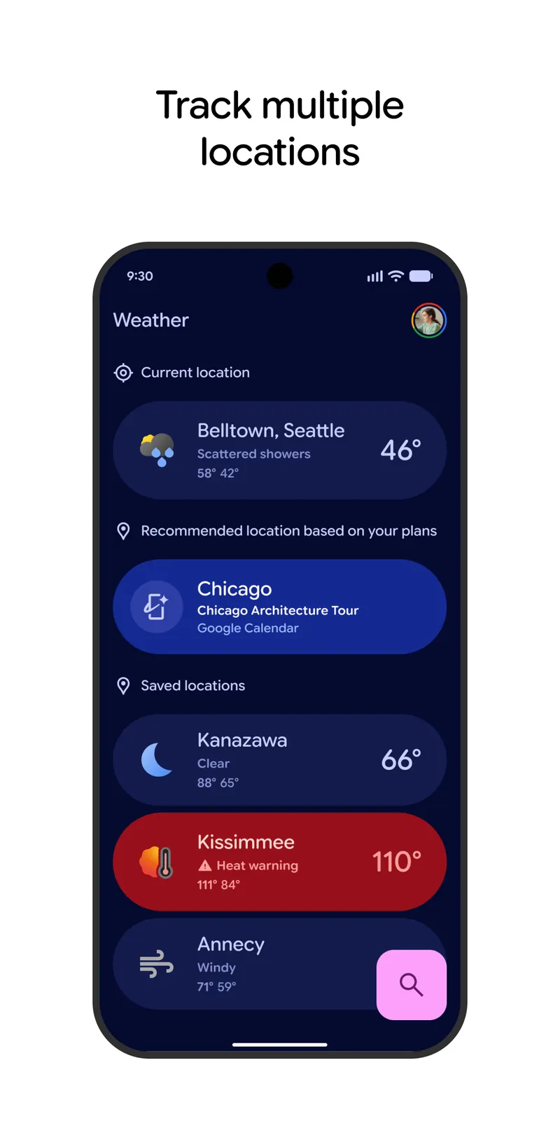 Weather screenshot 1