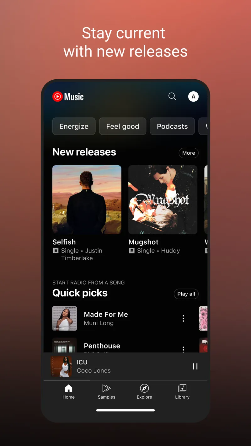 YouTube Music screenshot 2