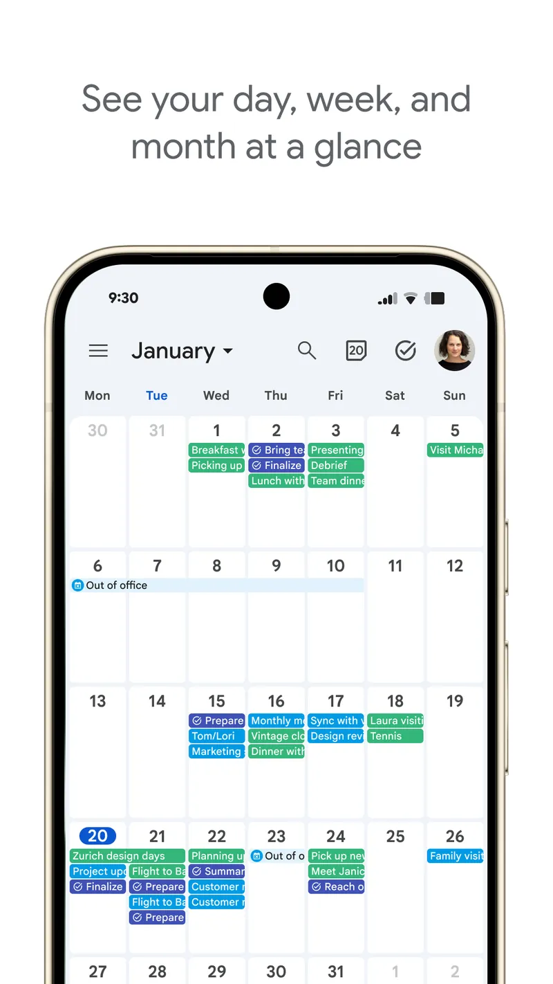 Google Calendar screenshot 5
