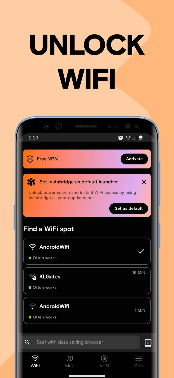 Instabridge: WiFi Hotspot Map screenshot 2