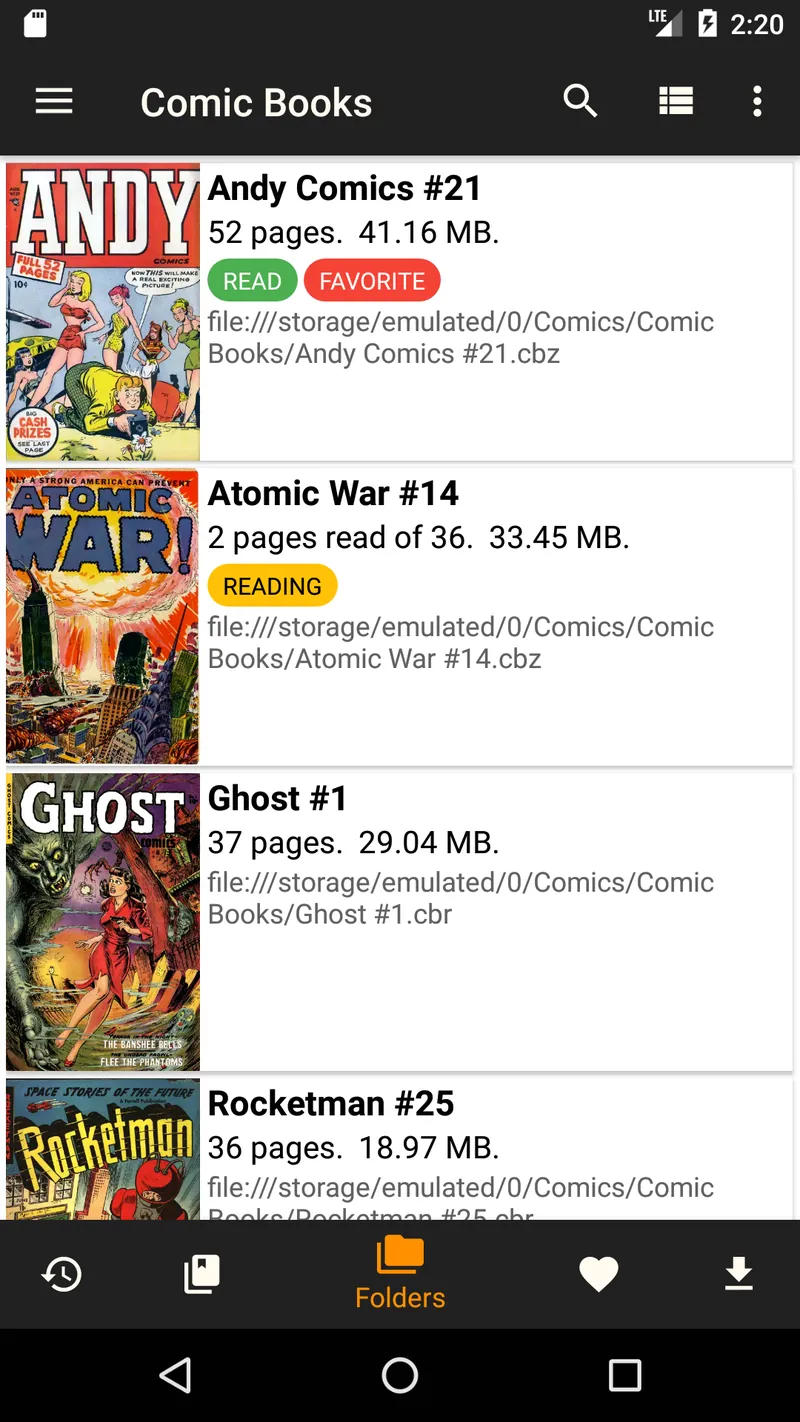 CDisplayEx Comic Reader Lite screenshot 1