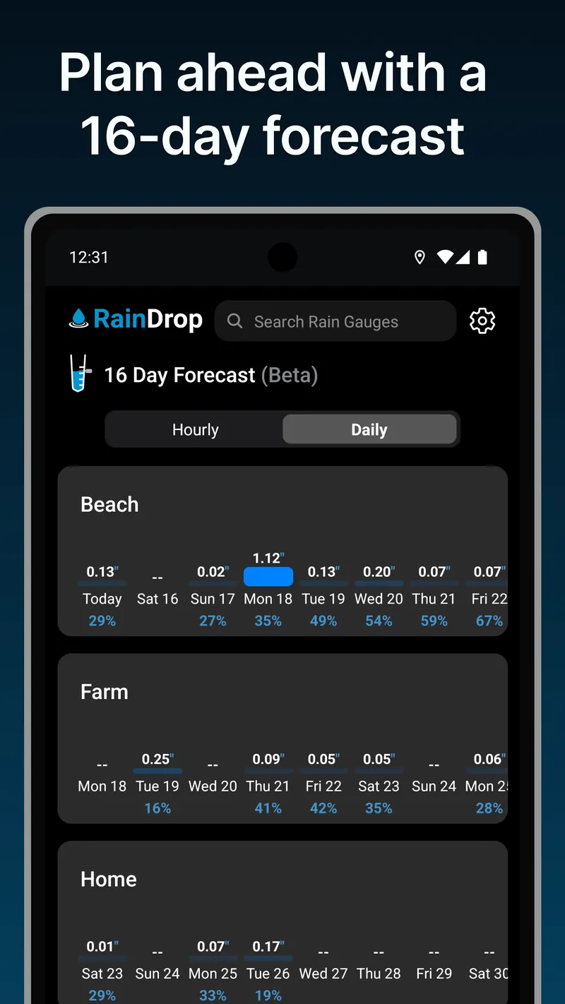 RainDrop: Virtual Rain Gauge screenshot 4