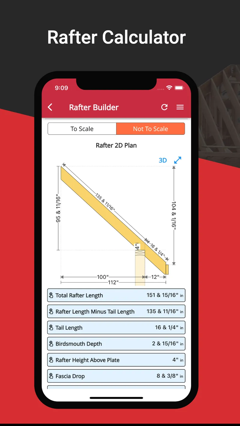 RedX Roof - Rafter Calculator screenshot 1