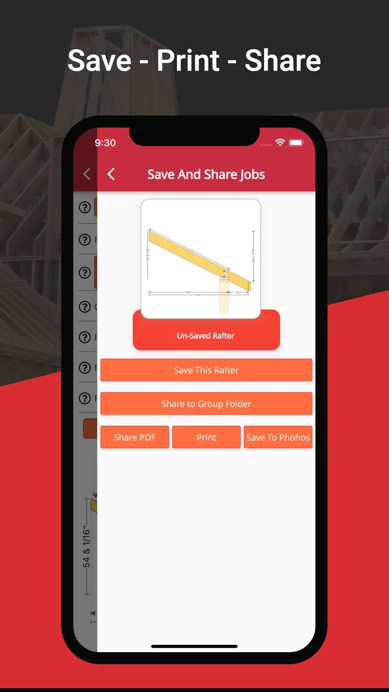 RedX Roof - Rafter Calculator screenshot 5