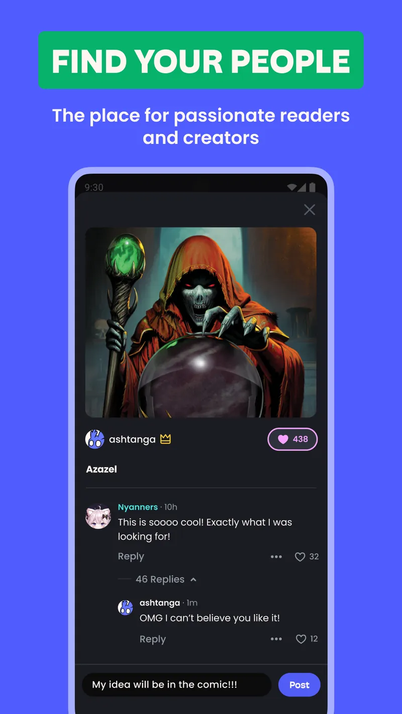 Storygrounds: Webtoons, Comics screenshot 5