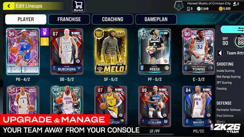 NBA 2K26 MyTEAM Mobile screenshot 4
