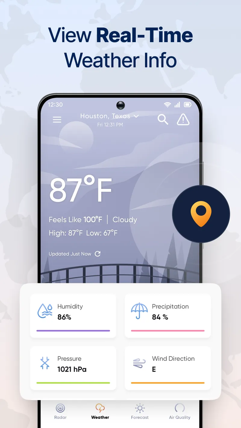 Live Weather Radar Launcher screenshot 5
