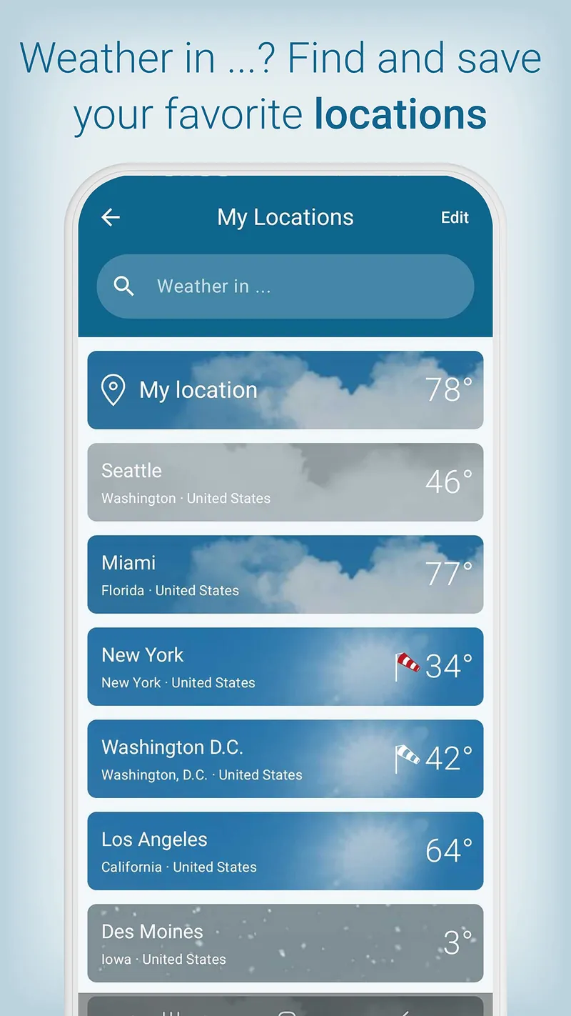 Weather & Radar - Storm radar screenshot 4