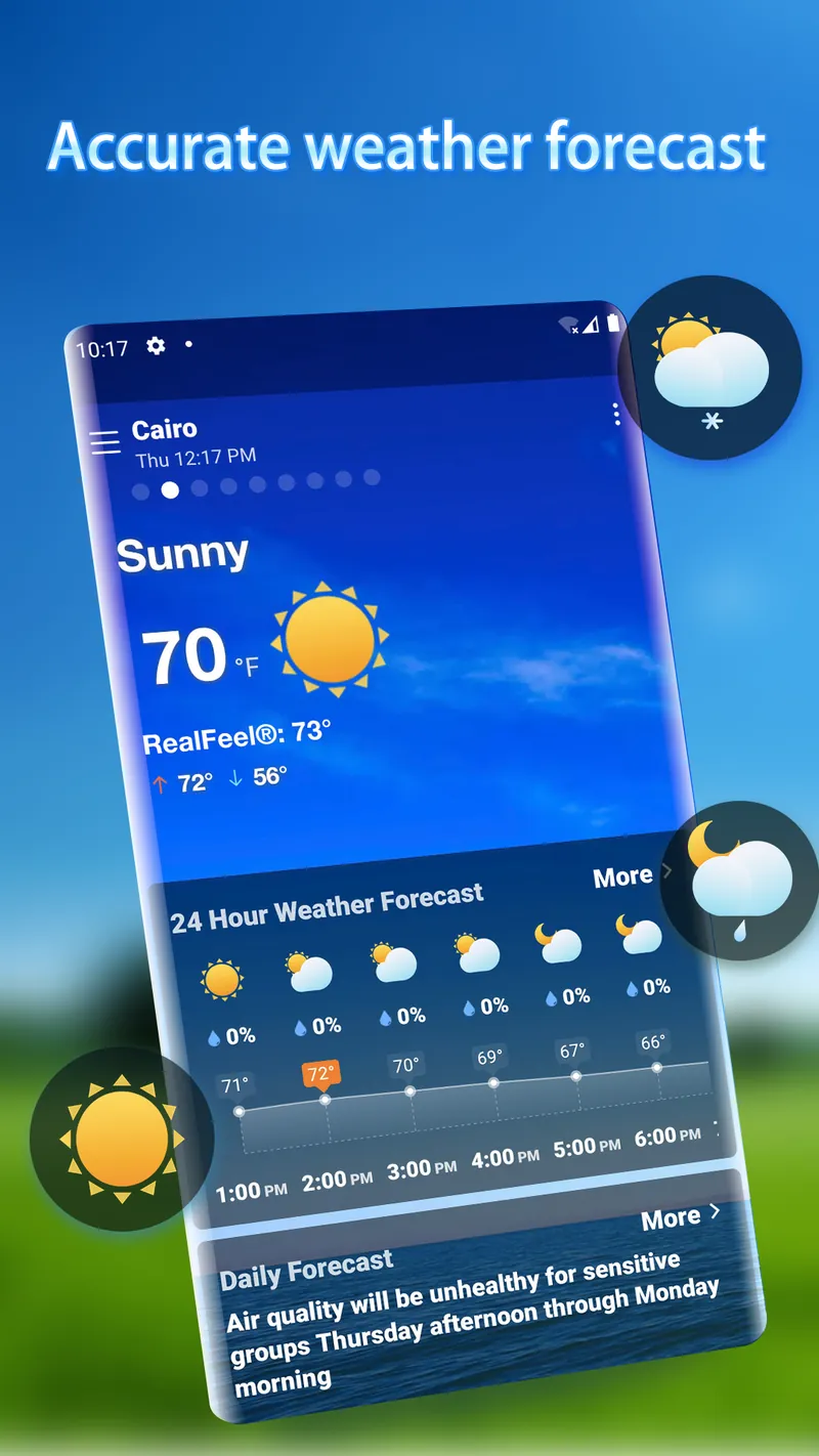 Local Weather Alerts - Widget screenshot 1