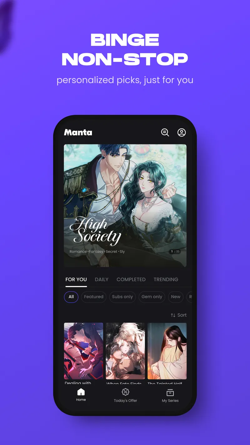 Manta - Manhwa, Comics, Novels screenshot 3