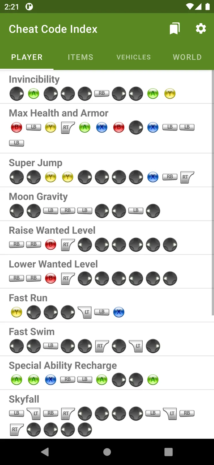 Cheat Codes for 5 (V) screenshot 3